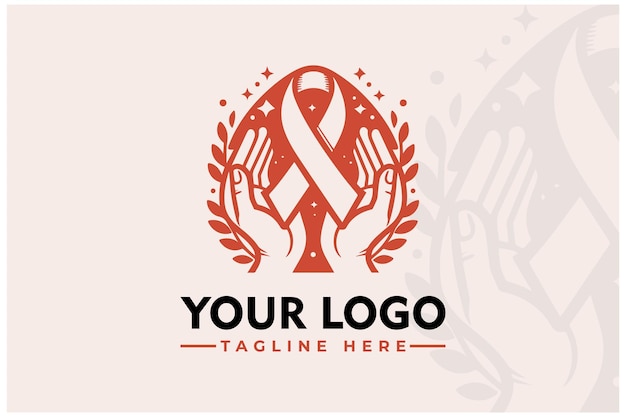 Supportive Hands Embracing a Symbolic Red Ribbon | Jiffy Designs