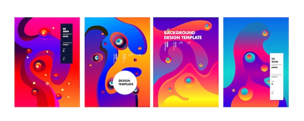 Vibrant Fluid Shapes and Gradients: Dynamic Background Designs | Jiffy ...