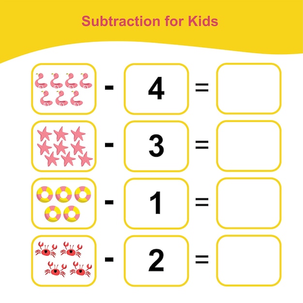 Engaging Subtraction Practice for Young Learners | Jiffy Designs