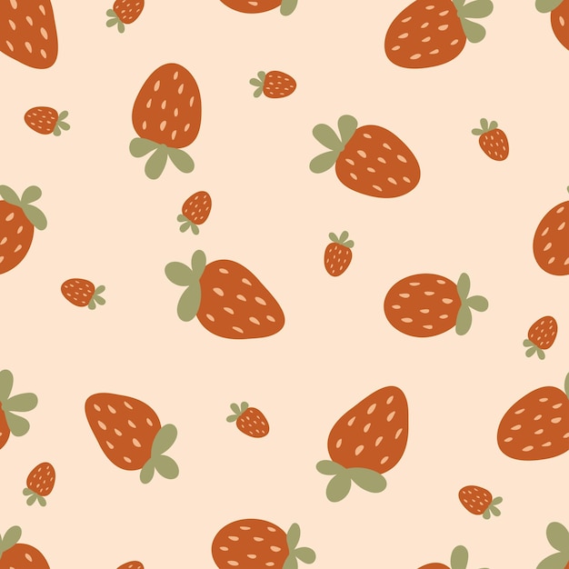 Delightful Strawberry Delight: A Charming Fruit Pattern | Jiffy Designs