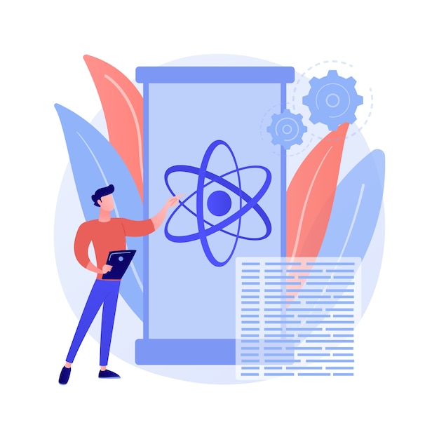 Cutting-Edge Mobile Science App with Atomic Symbol | Jiffy Designs