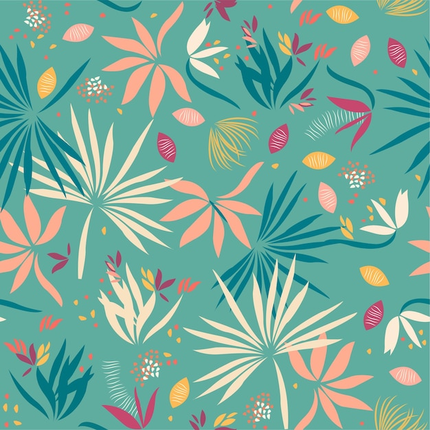 Vibrant Tropical Foliage Pattern | Jiffy Designs