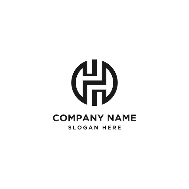 Minimalist Monogram Logo with Interlocking Letter Design | Jiffy Designs