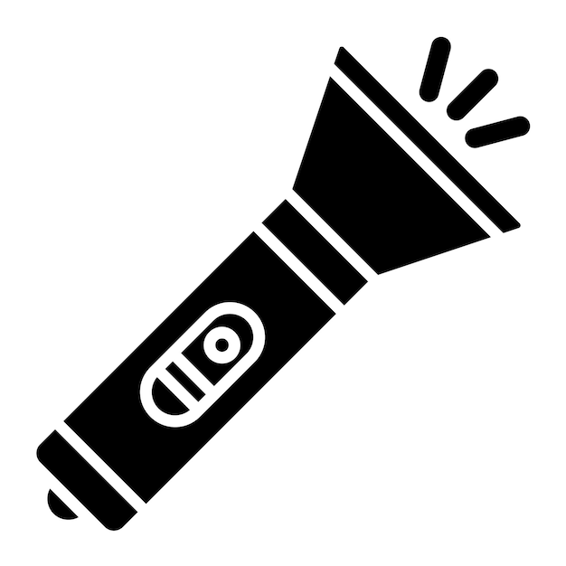 Sleek and Powerful Flashlight Icon | Jiffy Designs