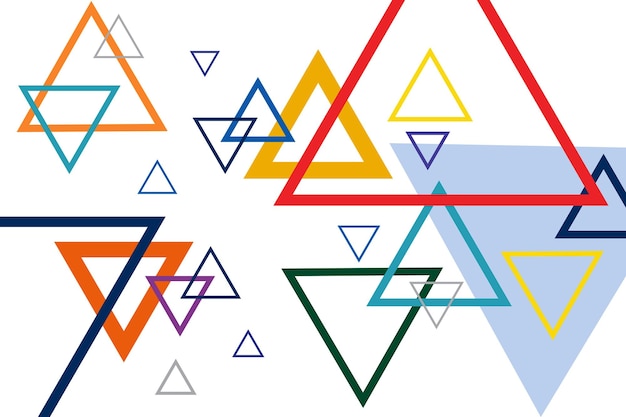 Vibrant Geometric Shapes in Bold Primary Colors | Jiffy Designs