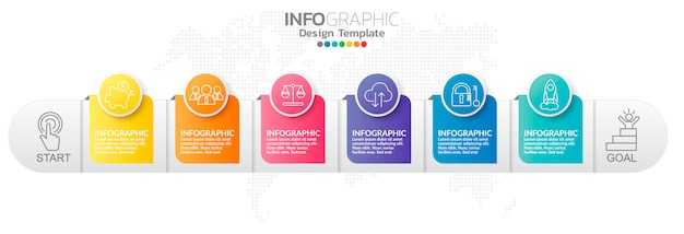 Vibrant Infographic Timeline with Colorful Geometric Shapes | Jiffy Designs
