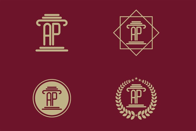 Elegant Monogram Designs in Rich Burgundy and Gold | Jiffy Designs