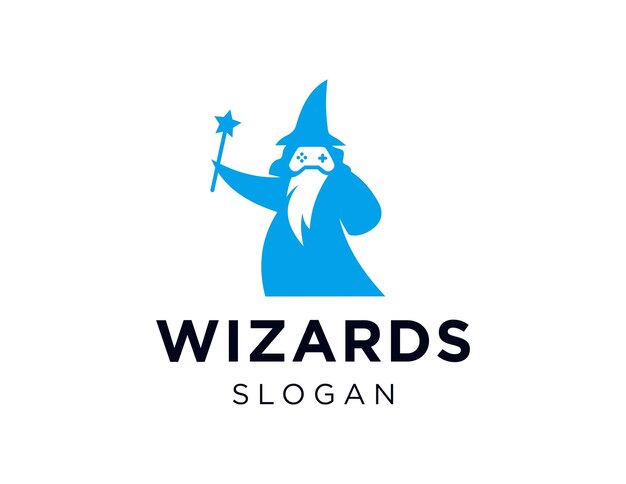 Enchanting Blue Wizard Holding Magical Star | Jiffy Designs