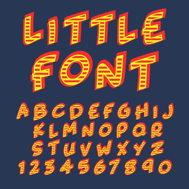 Vibrant Retro Neon Alphabet and Numeric Characters | Jiffy Designs