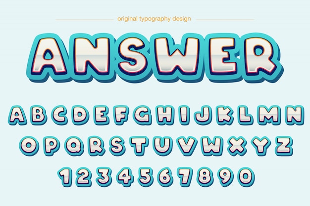 Vibrant 3D Typographic Lettering with Bold Colorful Design | Jiffy Designs