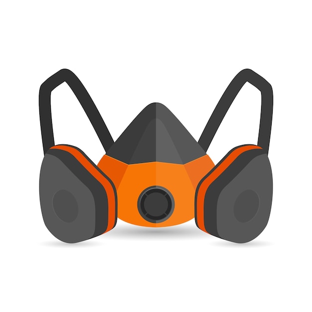 Vibrant Orange Respirator Mask with Sleek Design | Jiffy Designs