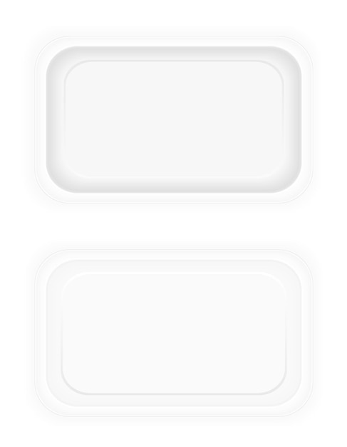 Minimalist White Rectangular Shapes with Soft Shadows | Jiffy Designs