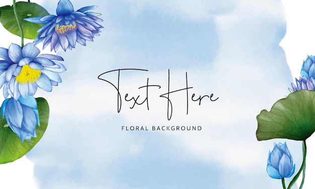Serene Floral Backdrop with Handwritten Text | Jiffy Designs