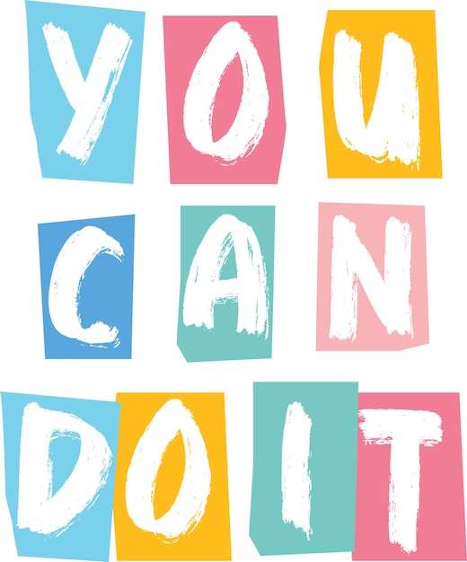 Vibrant Playful Lettering in Pastel Color Blocks | Jiffy Designs