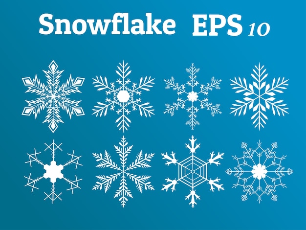 Intricate Snowflake Illustrations in Elegant Winter Wonderland | Jiffy ...