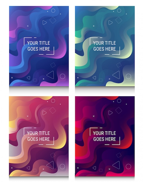 Vibrant Fluid Shapes in Captivating Color Gradients | Jiffy Designs
