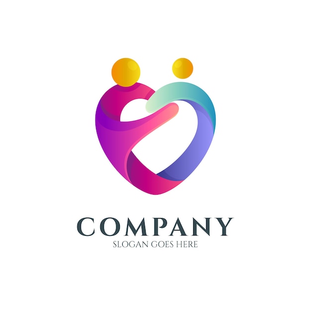 Vibrant Heart-Shaped Embrace: A Symbol of Unity and Togetherness ...
