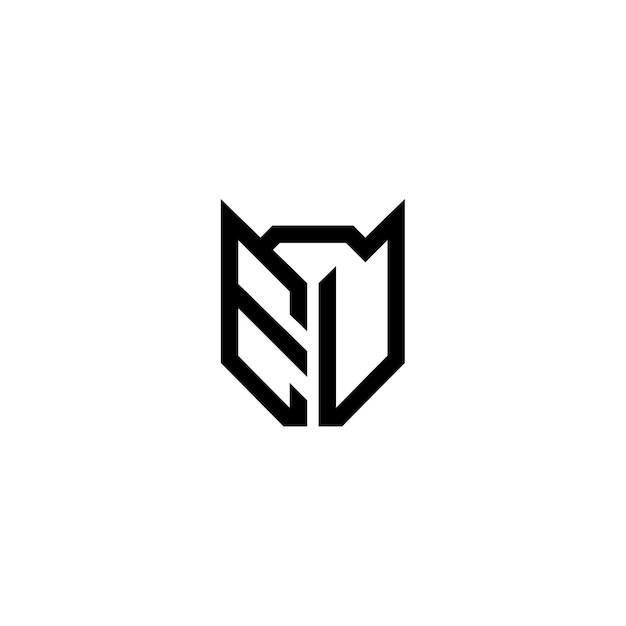 Striking Monogram Emblem with Geometric Design | Jiffy Designs