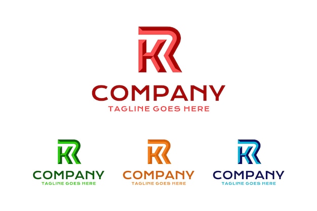 Vibrant Letter R Logo with Customizable Company Names | Jiffy Designs