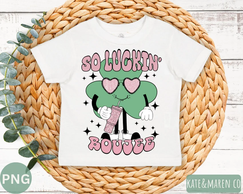 so luckin boujee png, shamrock png, st pattys day png, stanely png ...