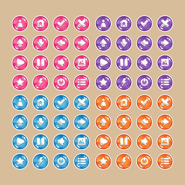Vibrant Icon Collection Showcasing Diverse Symbols and Designs | Jiffy ...