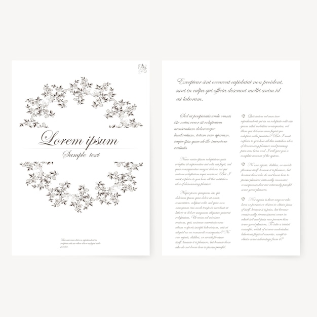 Elegant Floral Wreath with Decorative Text | Jiffy Designs