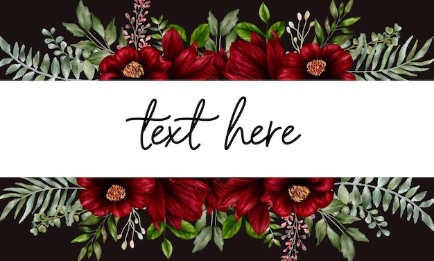 Vibrant Floral Frame with Customizable Text | Jiffy Designs