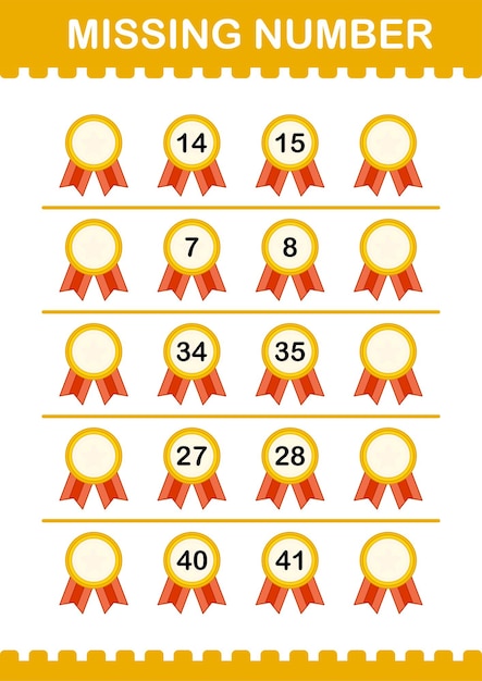 Vibrant Award Ribbons with Missing Numbers | Jiffy Designs