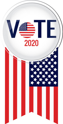 Election Day In United States. Presidental Election. 2020 - Vector ...