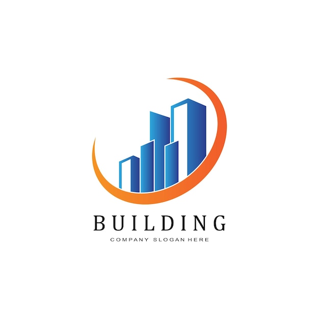 Vibrant Building Icon Showcasing Growth and Progress | Jiffy Designs