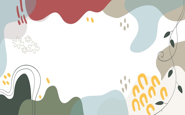 Vibrant Abstract Landscape with Organic Shapes and Textures | Jiffy Designs