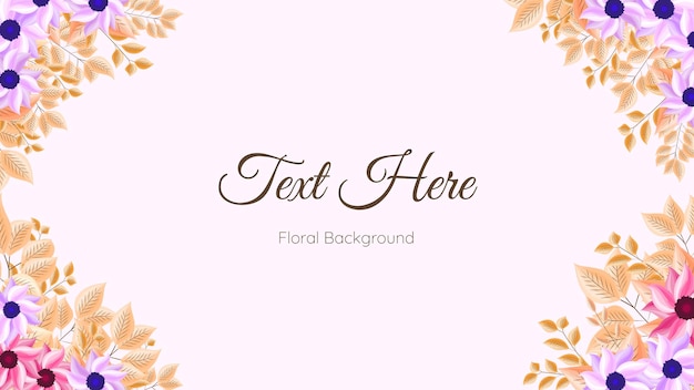 Vibrant Floral Frame with Elegant Calligraphy Text | Jiffy Designs