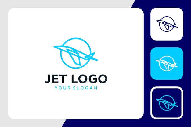 Sleek and Soaring Jet Logo Design for Branding | Jiffy Designs