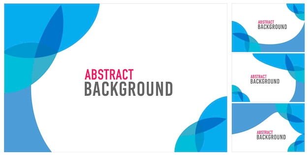 Vibrant Blue Geometric Shapes Backdrop with Abstract Design | Jiffy Designs