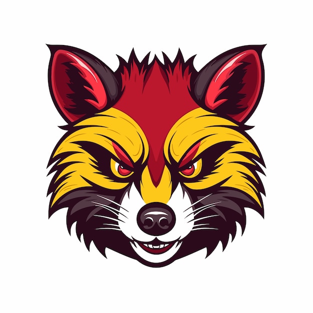 Fierce and Fiery Fox Head Emblem | Jiffy Designs