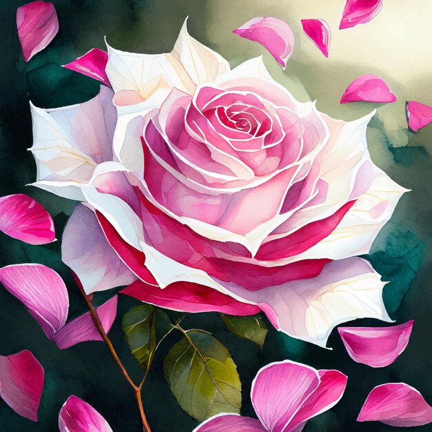 Enchanting Pink Rose with Delicate Petals | Jiffy Designs