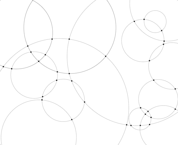 Captivating Overlapping Geometric Shapes in Minimalist Design | Jiffy ...