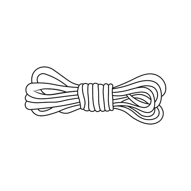 Coiled Rope Outline for Versatile Design | Jiffy Designs