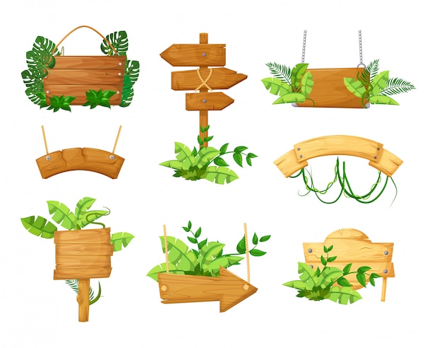 Rustic Wooden Signage and Foliage Decorative Elements | Jiffy Designs