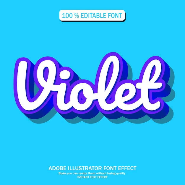 Vibrant Violet: Playful Cursive Text in Bold Colors | Jiffy Designs