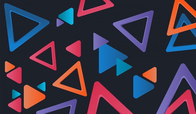 Vibrant Geometric Shapes Composition in Neon Colors | Jiffy Designs