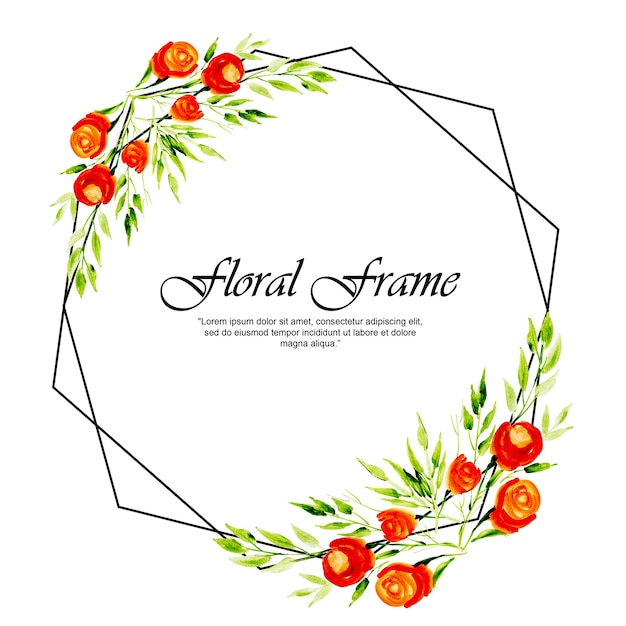 Elegant Floral Wreath with Red Blooms and Greenery | Jiffy Designs