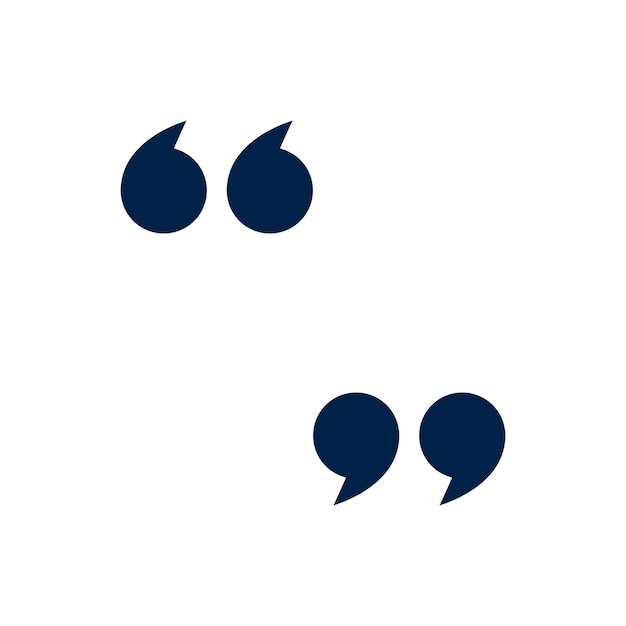 Minimalist Punctuation Marks in Navy Blue Tones | Jiffy Designs