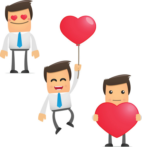 Set Of Funny Cartoon Manager | Jiffy Designs