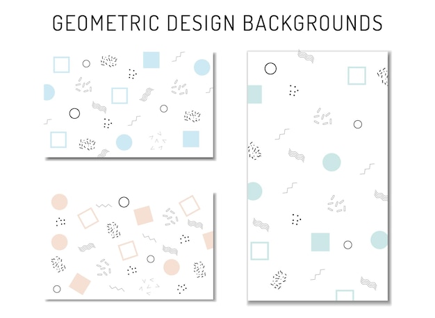 Playful Geometric Shapes in Soft Pastel Tones | Jiffy Designs