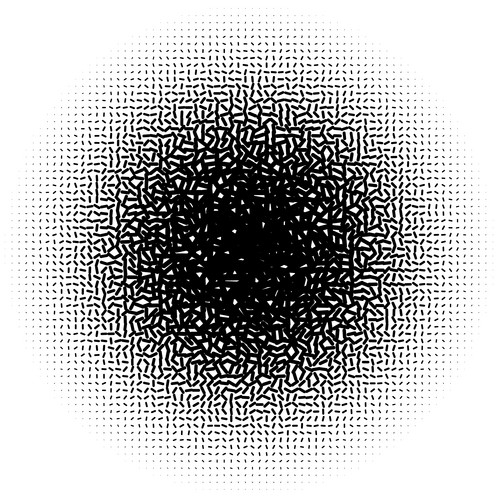 Halftone Element. Abstract Geometric Graphic With Half-Tone Pattern ...
