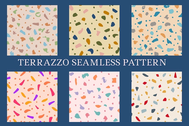 Vibrant Terrazzo Tile Patterns with Eclectic Stone Textures | Jiffy Designs