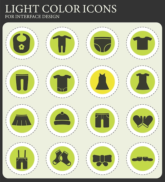 Versatile Light Color Icons for Interface Design | Jiffy Designs