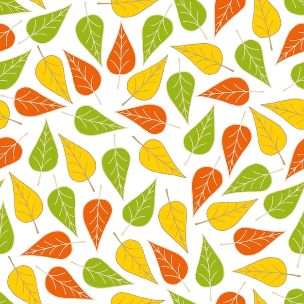 Vibrant Autumn Leaf Pattern | Jiffy Designs