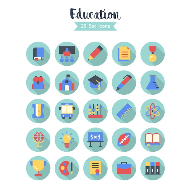 Vibrant Icons Celebrating the Joy of Learning and Education | Jiffy Designs
